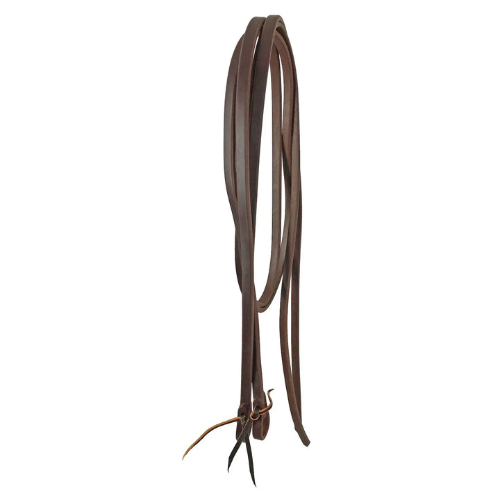 Pool's heavy end deep oil leather reins 1.3 cm x 2.20 m
