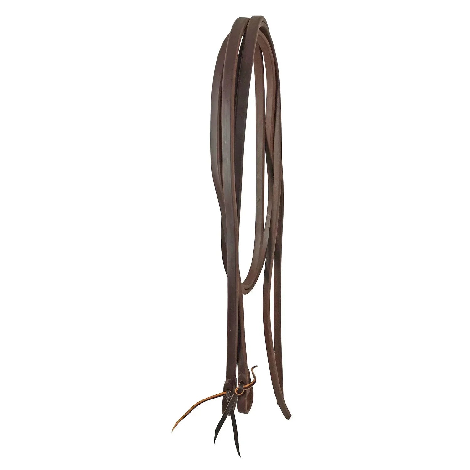 Pool's heavy end deep oil leather reins 1.9 cm x 2.20 m