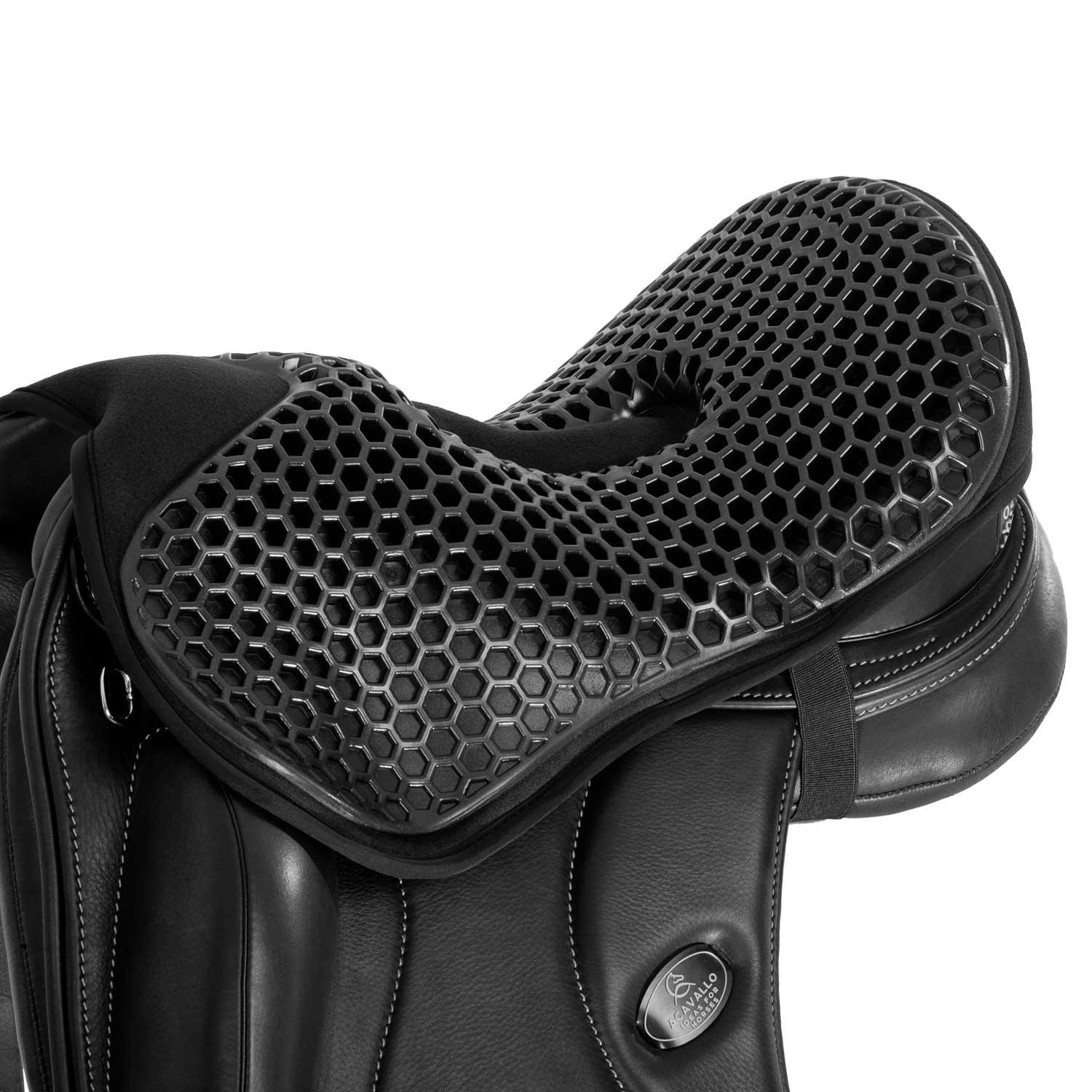 Acavallo ortho-pubis seat saver dressage hexagonal gel out dri-lex 20 mm AC 535