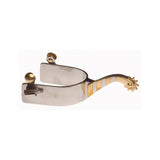 Lakota stainless steel cutting spurs with brass trims SR00025