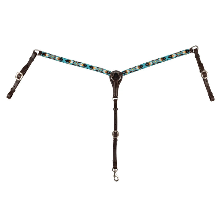Pool's western navajo sky beaded oil breastplate