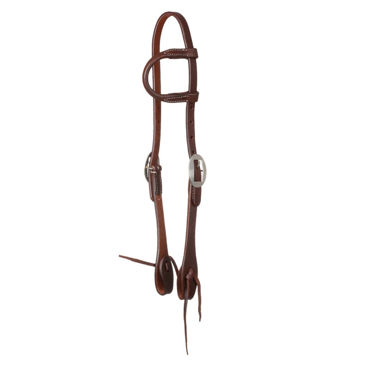 Pool's one ear leather headstall