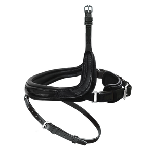 Passier exchangeable noseband with more room for the cheekbone with patent leather