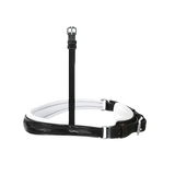 Passier exchangeable anatomically formed caveson with patent leather trim and white lining