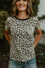 Rodeo quincy lucky lizzy leopard tee