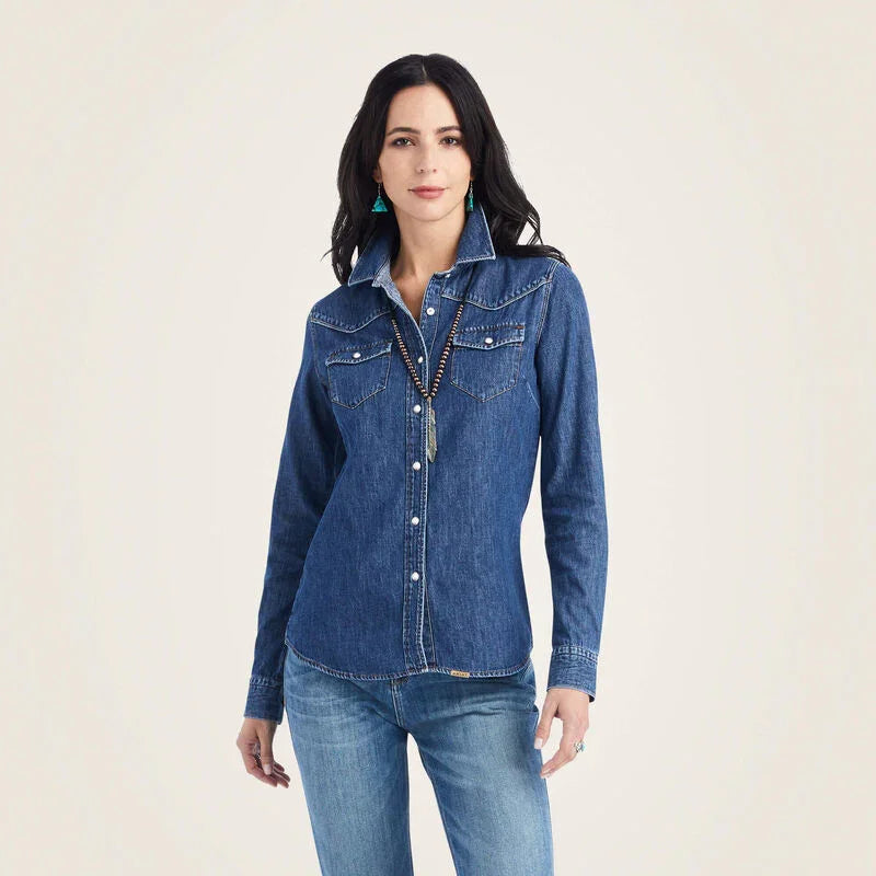 Ariat farriday denim shirt for women