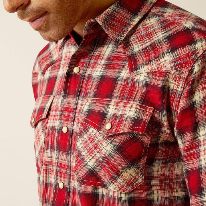 Ariat herschel retro fit western shirt for men
