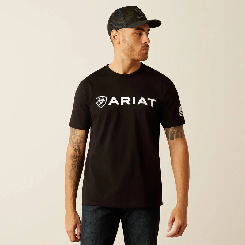 Ariat shield flag T- shirt for men