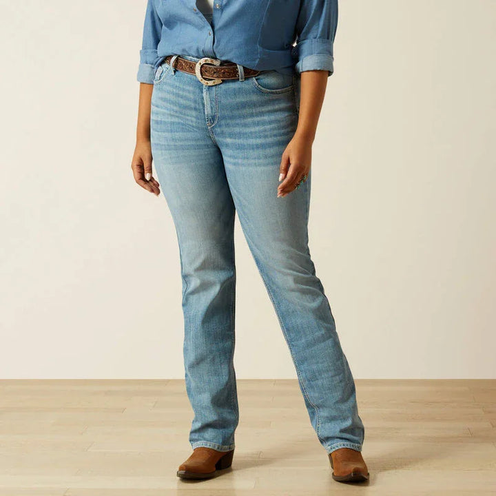 Ariat perfect rise yara straight leg jean for ladies