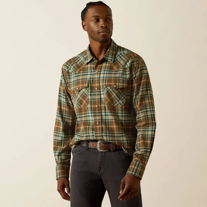 Ariat henry retro fit western shirt for men