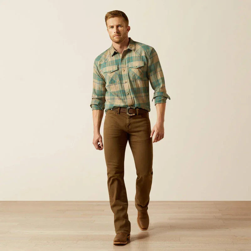 Ariat huxlee retro fit western shirt for men