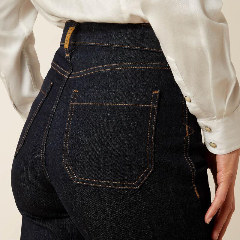 Ariat ultra high rise countryside wide leg jean for ladies