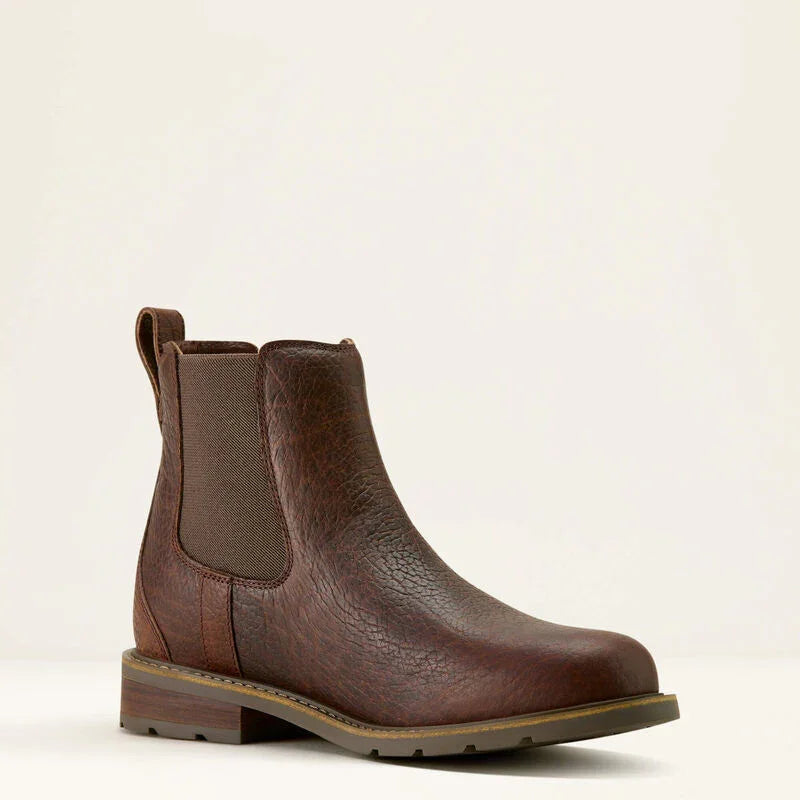 Ariat wexford bison chelsea boot for men