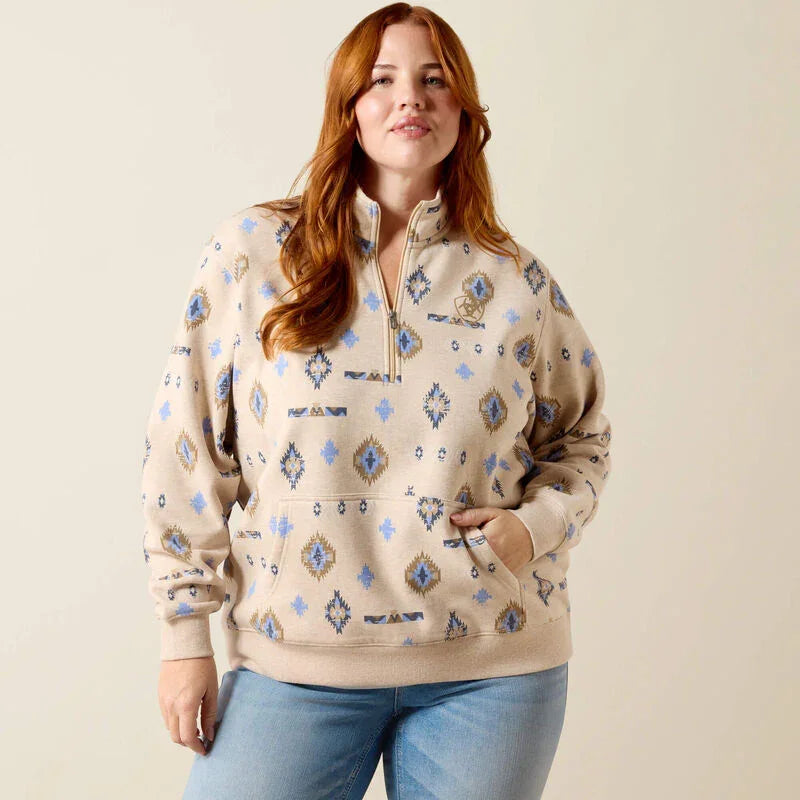 Ariat Sapphire 1/2 Zip Sweatshirt
