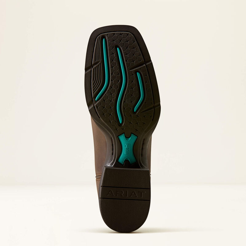 Ariat Round Up Filly Westernstiefel mit breiter, eckiger Zehenpartie für Damen