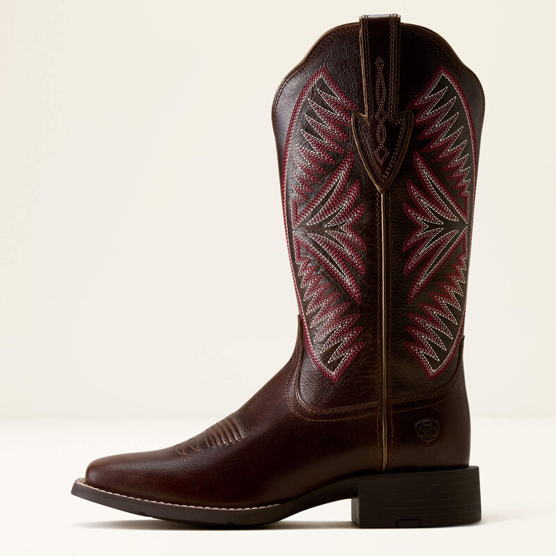 Ariat round up ruidoso wide square toe Westernstiefel für Damen