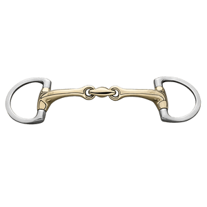 Herm. Sprenger Dynamic RS Eggbutt bradoon with D-shaped rings 14 mm double jointed 40244