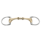 Herm. Sprenger Dynamic RS Eggbutt bit with D-shaped rings double jointed 40414