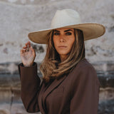 Sandoval Comala wide brim cowboy straw hat for ladies