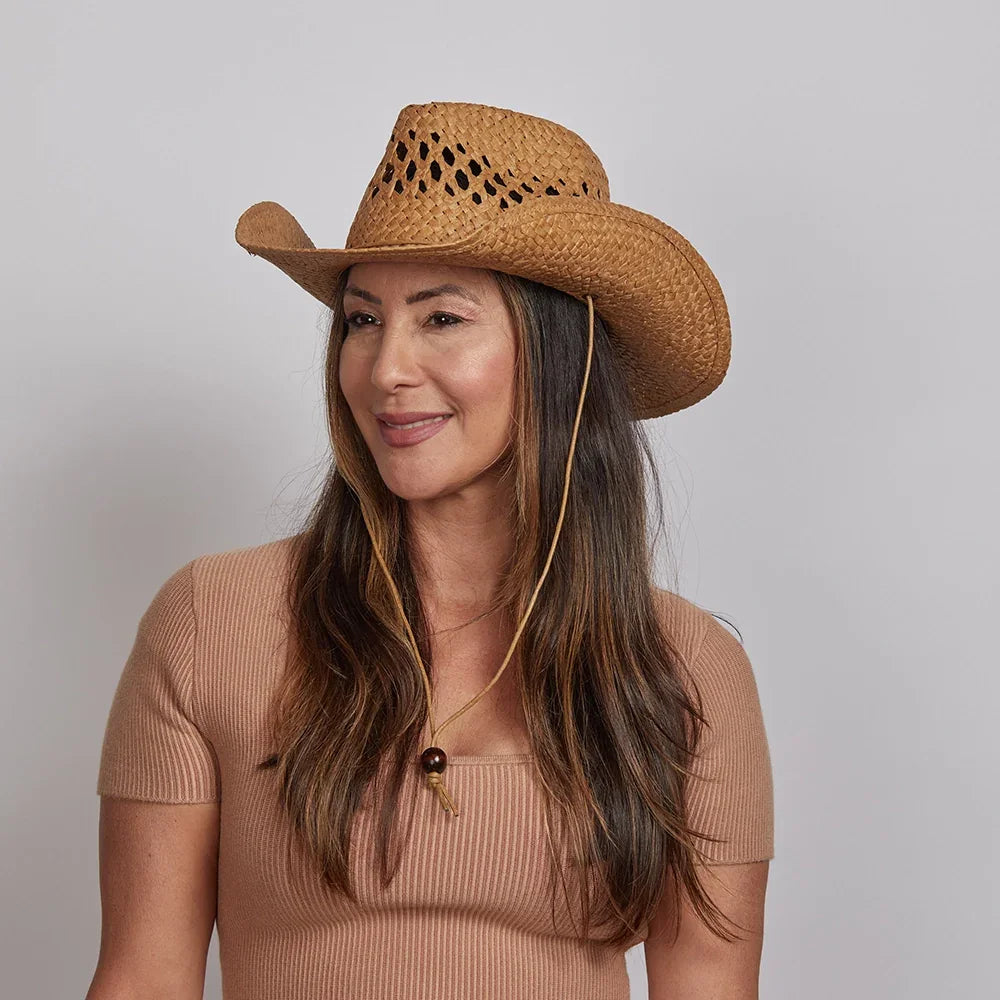 American hat makers Carly | Straw Cowboy Hat