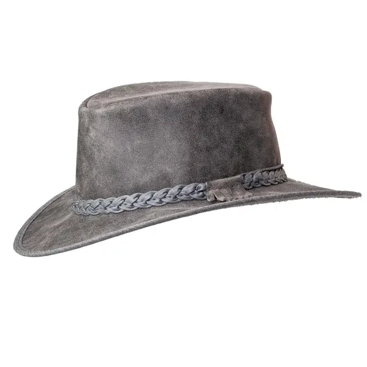 American hat makers Crusher | Crushable Leather Outback Hat