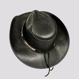 American hat makers Badlands |  Buffalo Leather Cowboy Hat