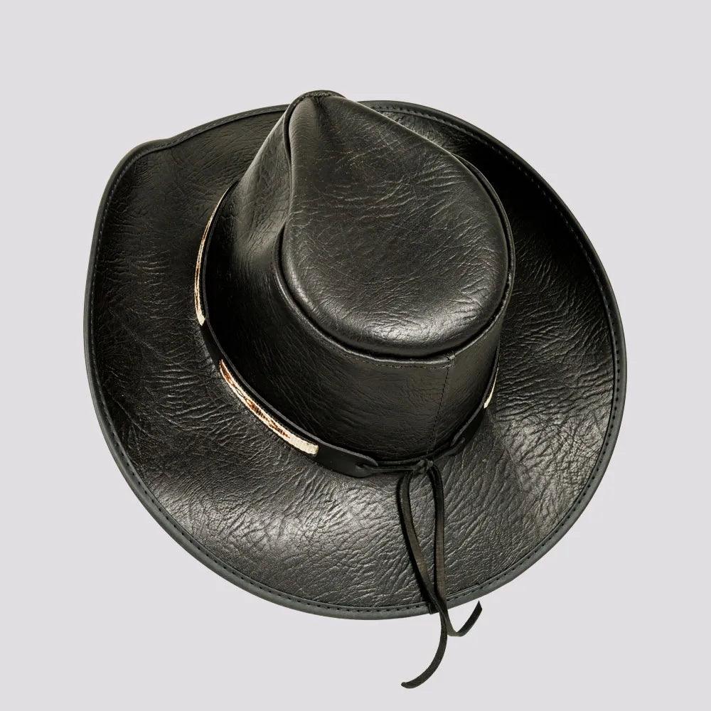 American hat makers Badlands |  Buffalo Leather Cowboy Hat
