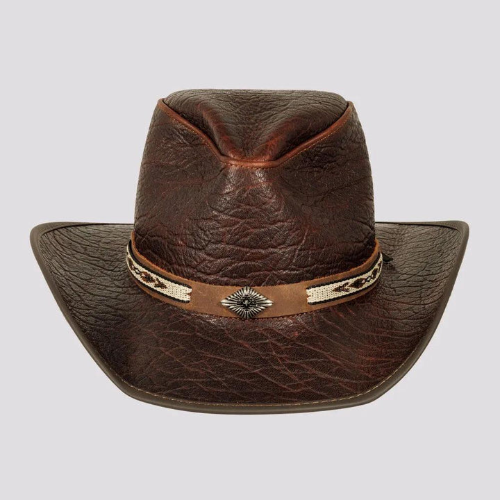 American hat makers Badlands |  Buffalo Leather Cowboy Hat