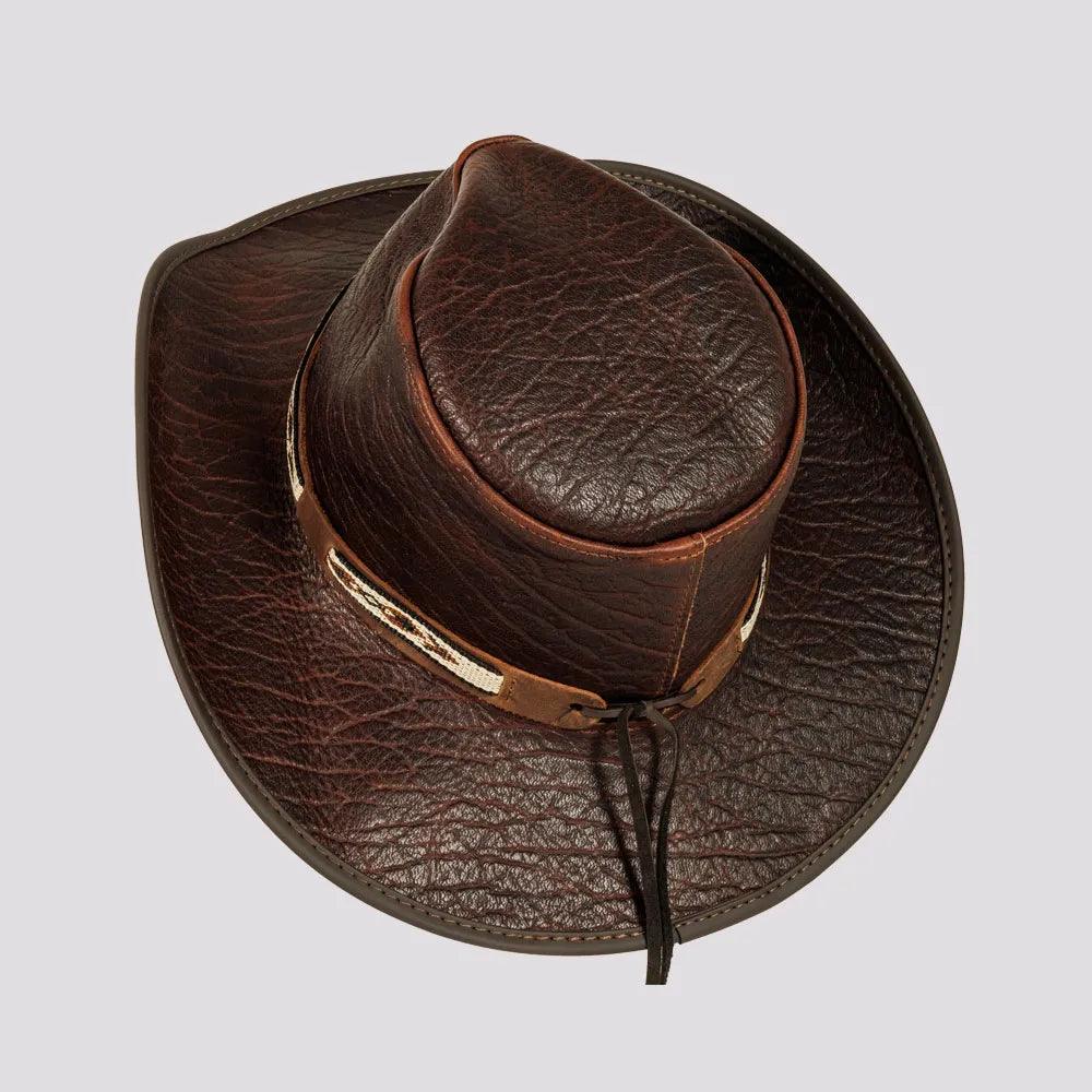 American hat makers Badlands |  Buffalo Leather Cowboy Hat