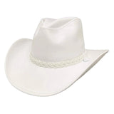 American hat makers Blizzard | White Leather Cowboy Hat