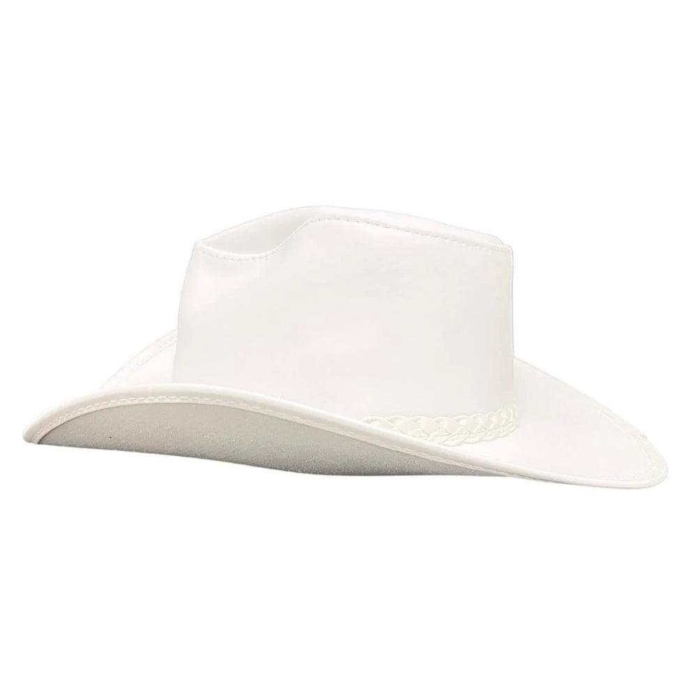 American hat makers Blizzard | White Leather Cowboy Hat