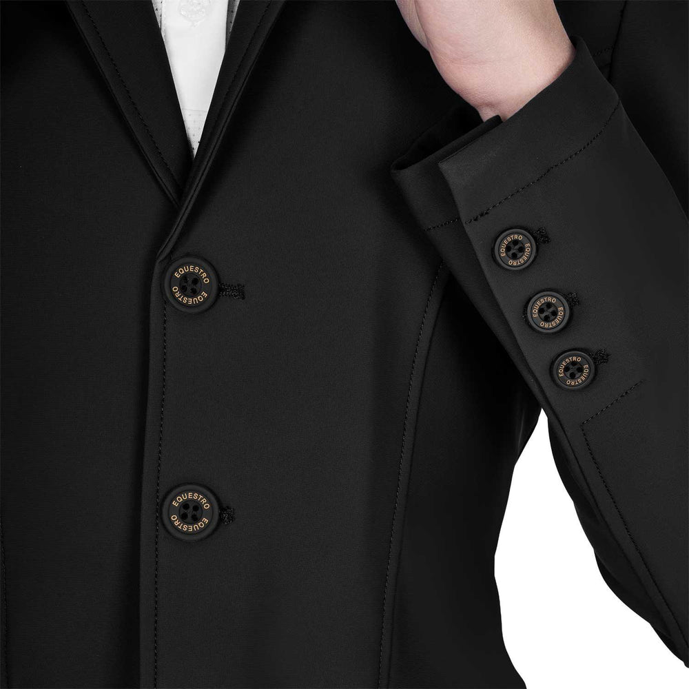 Equestro kids slim fit three buttons competition jacket