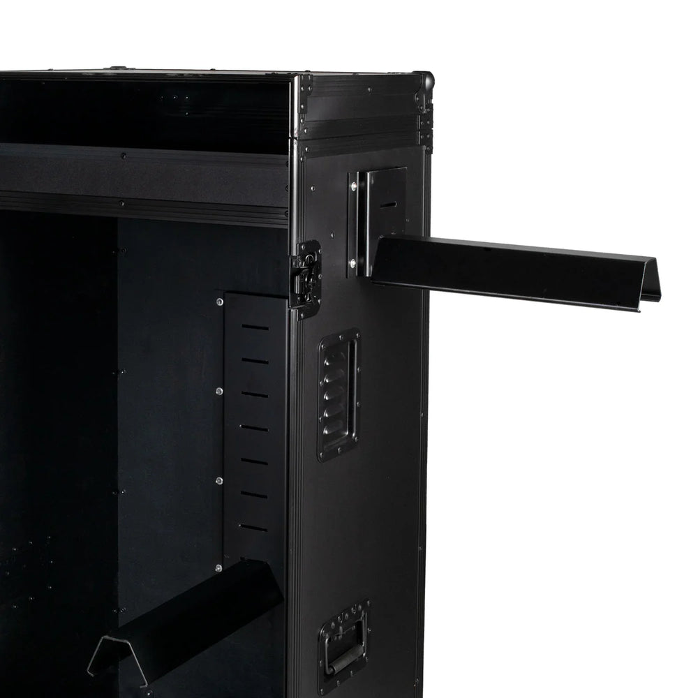 Equestro black hardware saddle cabinet ETS 02101