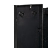 Equestro black hardware saddle cabinet ETS 02101