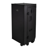 Equestro black hardware saddle cabinet ETS 02101