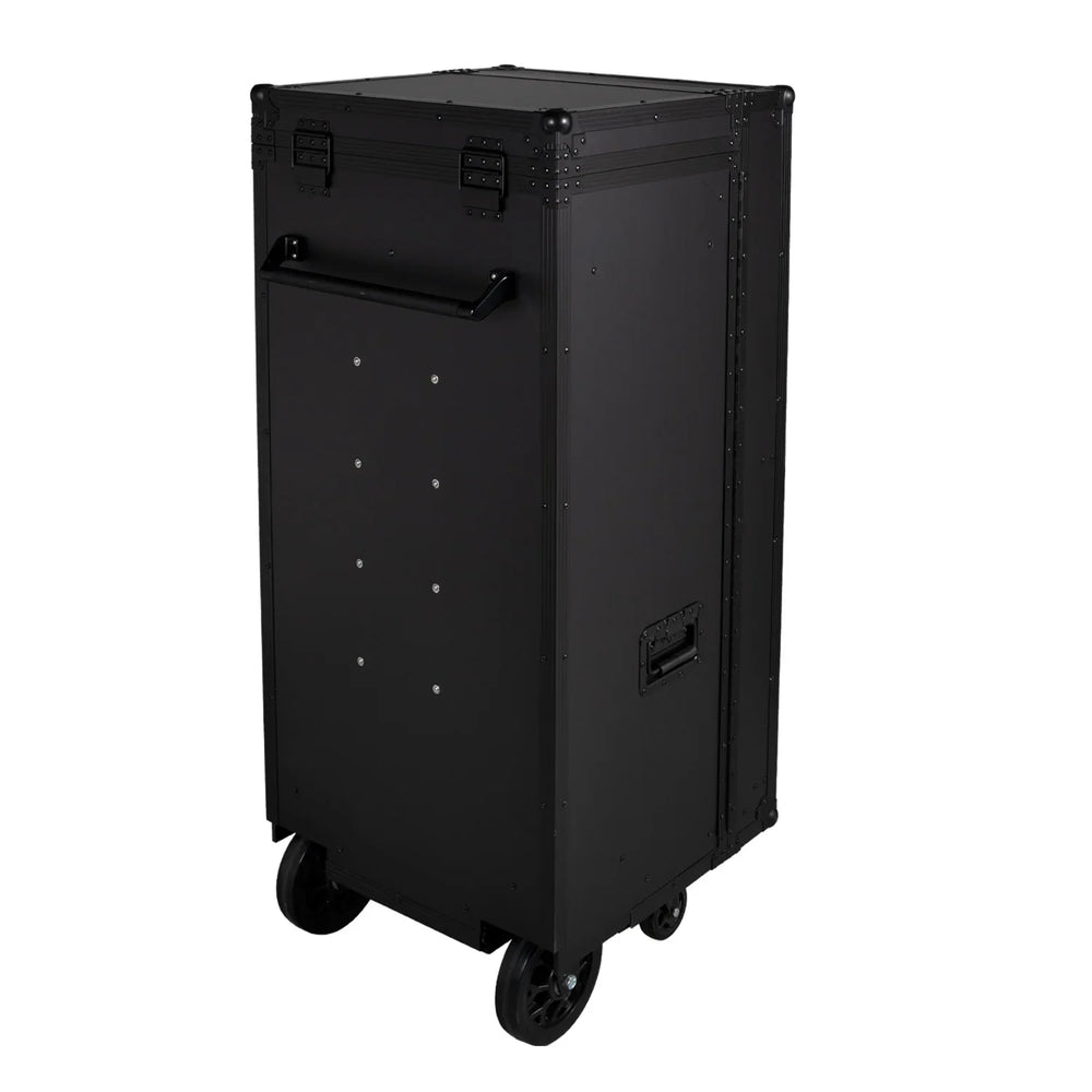 Equestro black hardware saddle cabinet ETS 02101