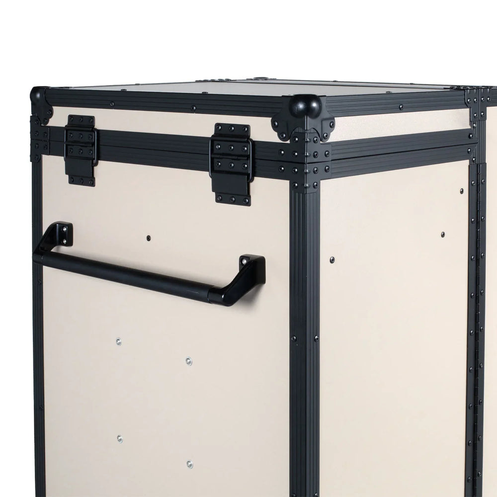 Equestro black hardware saddle cabinet ETS 02101