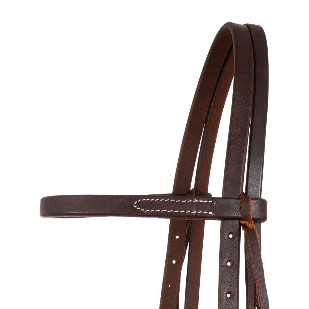 Lakota western tie ends browband bridle