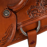 McBryan working ranch saddle pro flower  tooling MBH08009