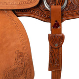 McBryan working ranch saddle with rainbow MBH08010