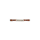 Lakota leather curb double chain MO00198