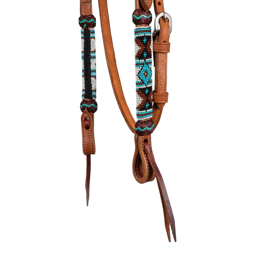 Pool's navajo pearls western bridle