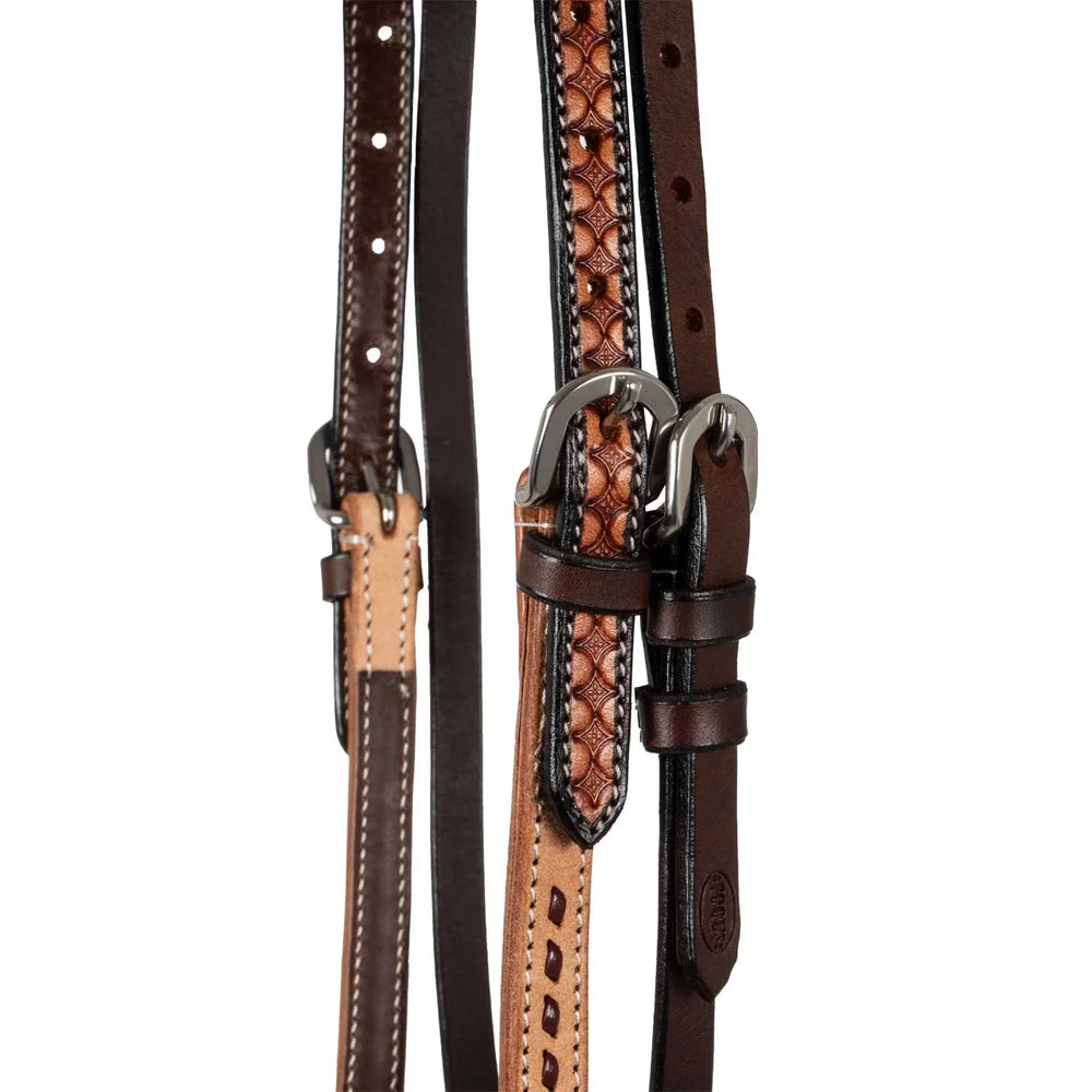Pool's 2 tone western bridle