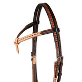 Pool's 2 tone futurity western bridle