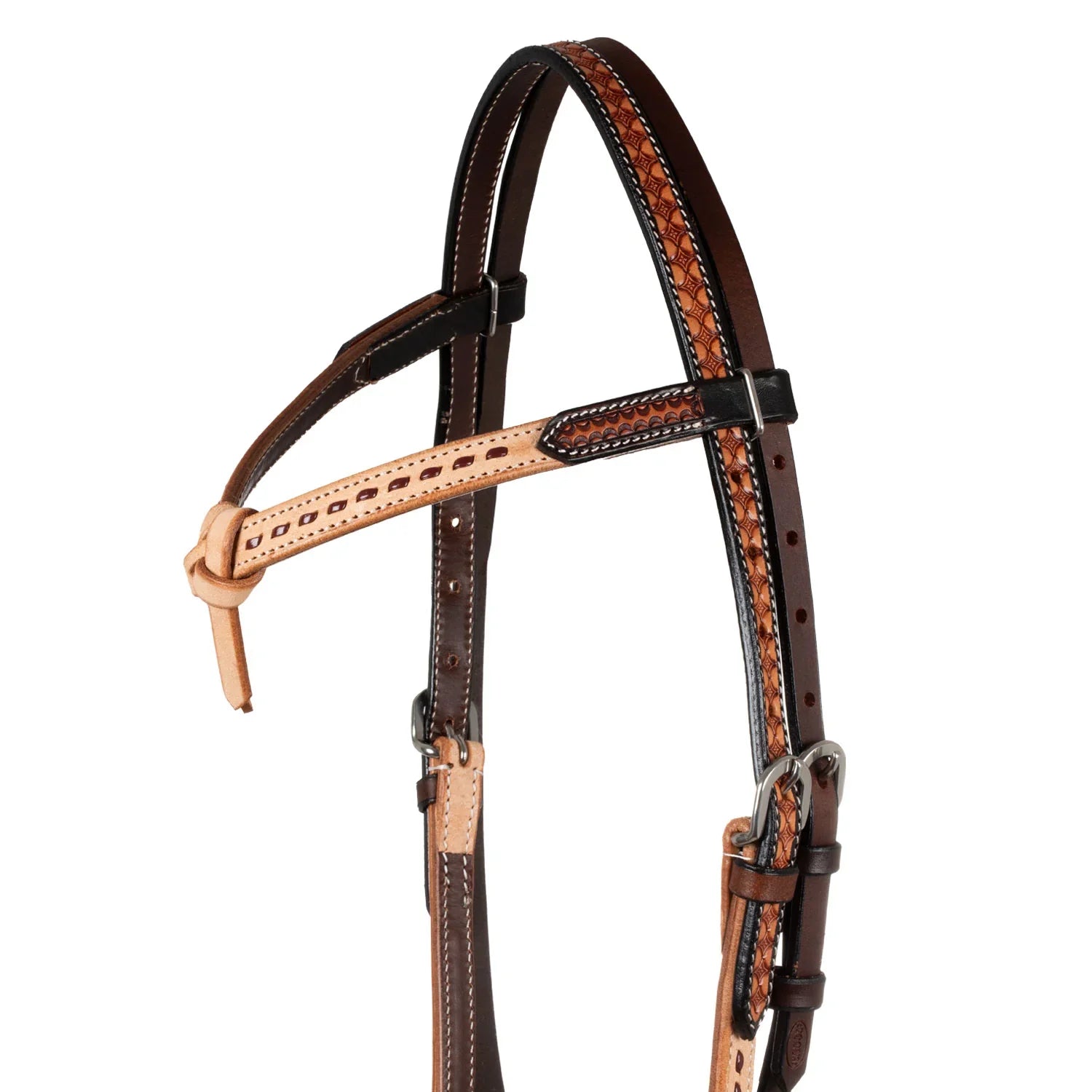 Pool's 2 tone futurity western bridle