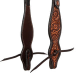 Pool's western one ear bridle floral tooling