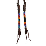Pool'sserape beaded oiled western one ear bridle