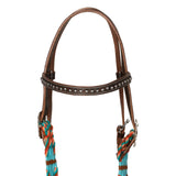 Pool's rope waves western bridle