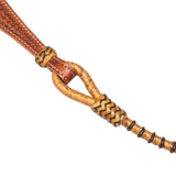 Pool's raw braided leather western reins