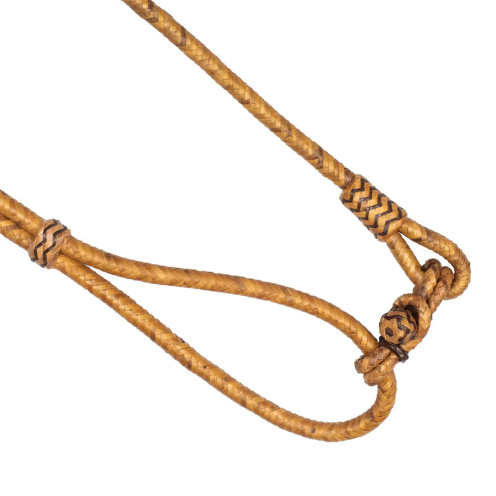 Pool's raw braided leather western reins